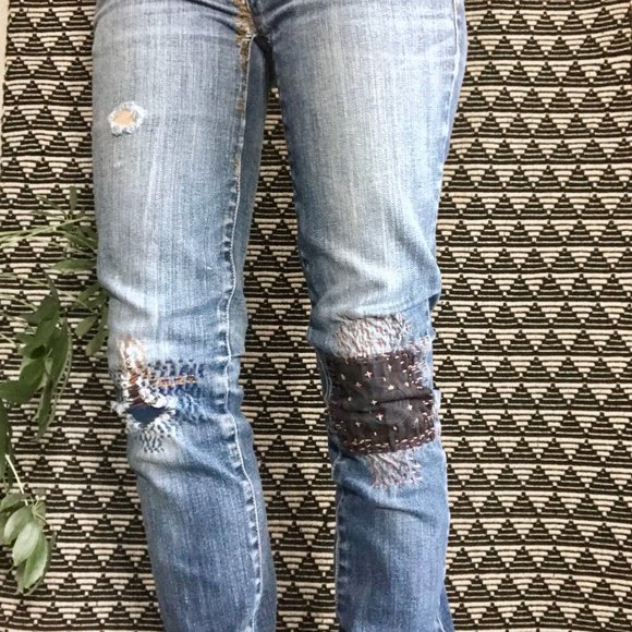 AE mended&patched Lo-rise jeans, 2 - Picture 13 of 14